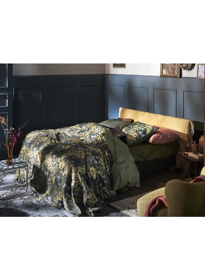 Beddinghouse Dekbedovertrek Eclectic Blauwgroen - Katoensatijn