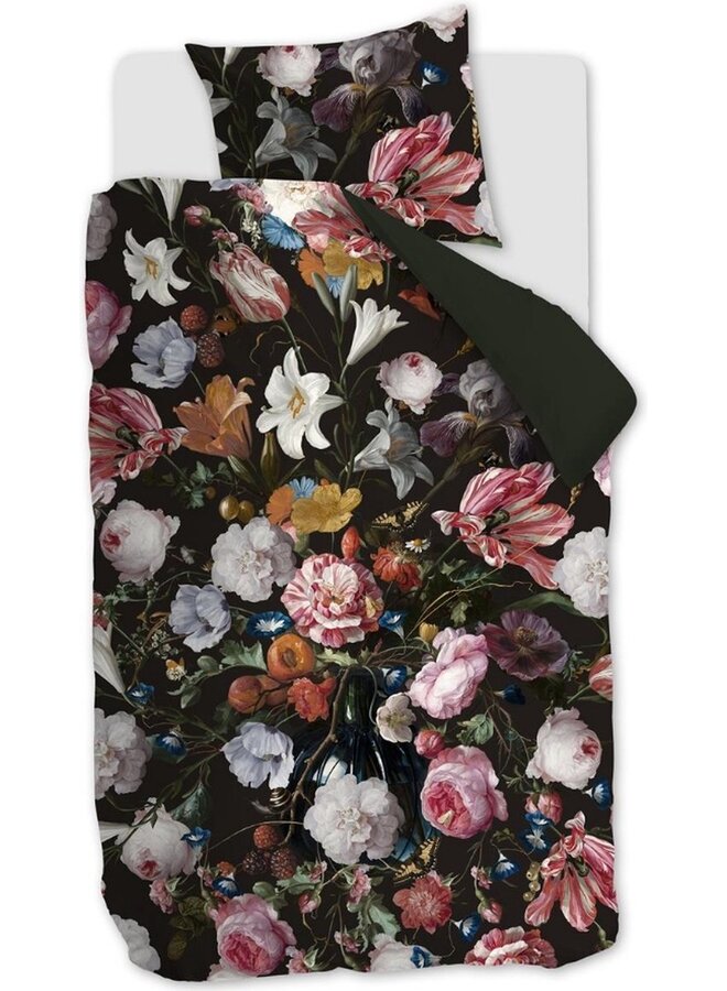 Ambiante Dekbedovertrek Flowerbomb Multi - Katoensatijn