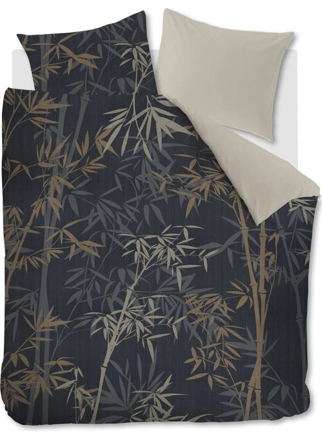 Ambiante Dekbedovertrek Kay Blauw - Katoensatijn