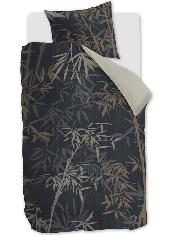 Ambiante Dekbedovertrek Kay Blauw - Katoensatijn