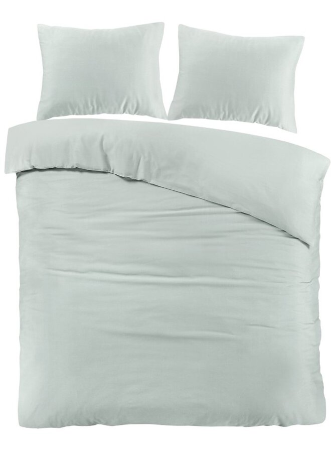 Papillon Dekbedovertrek Malaga Licht Groen - Tencel