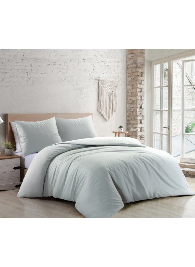 Papillon Dekbedovertrek Malaga Licht Groen - Tencel