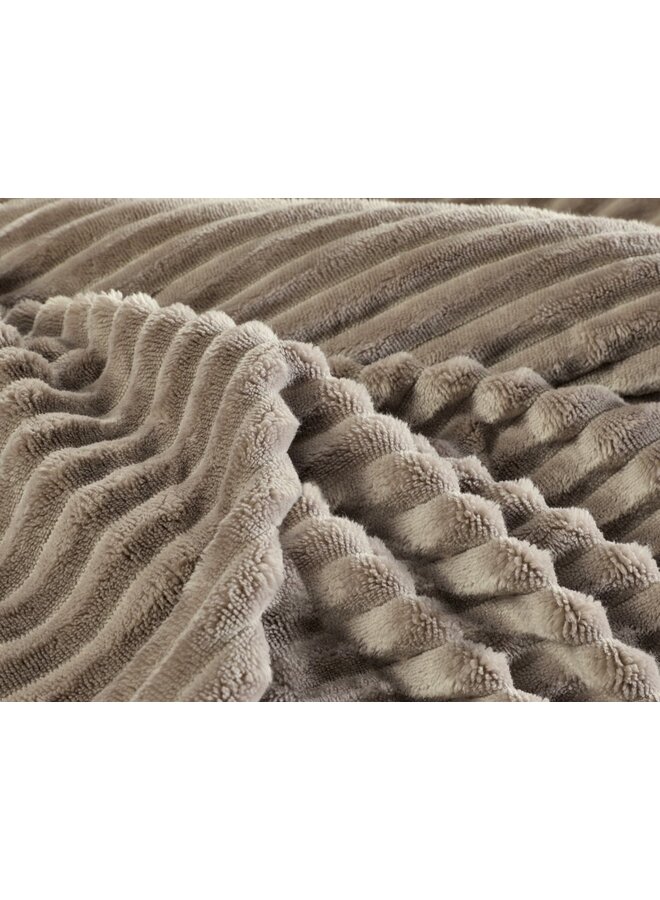 Papillon Dekbedovertrek Dorit Zand - Teddystof