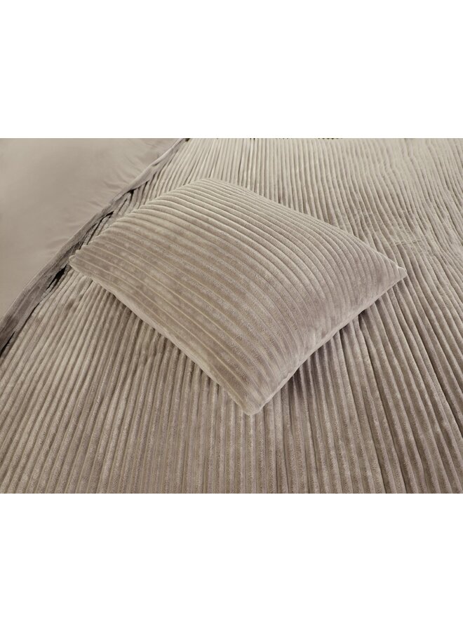 Papillon Dekbedovertrek Dorit Zand - Teddystof