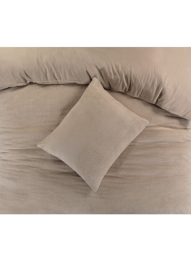 Papillon Teddystof Teddystof Dekbedovertrek Uni Zand