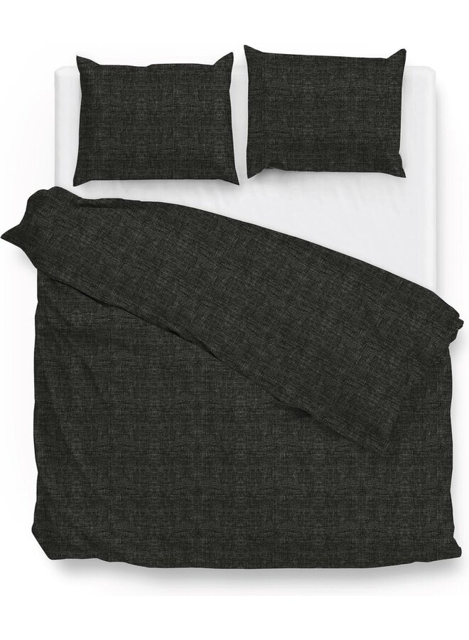 Dekbedovertrek Lino Zwart - Katoen PL3