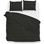 ZO! Home Dekbedovertrek Lino Zwart - Katoen