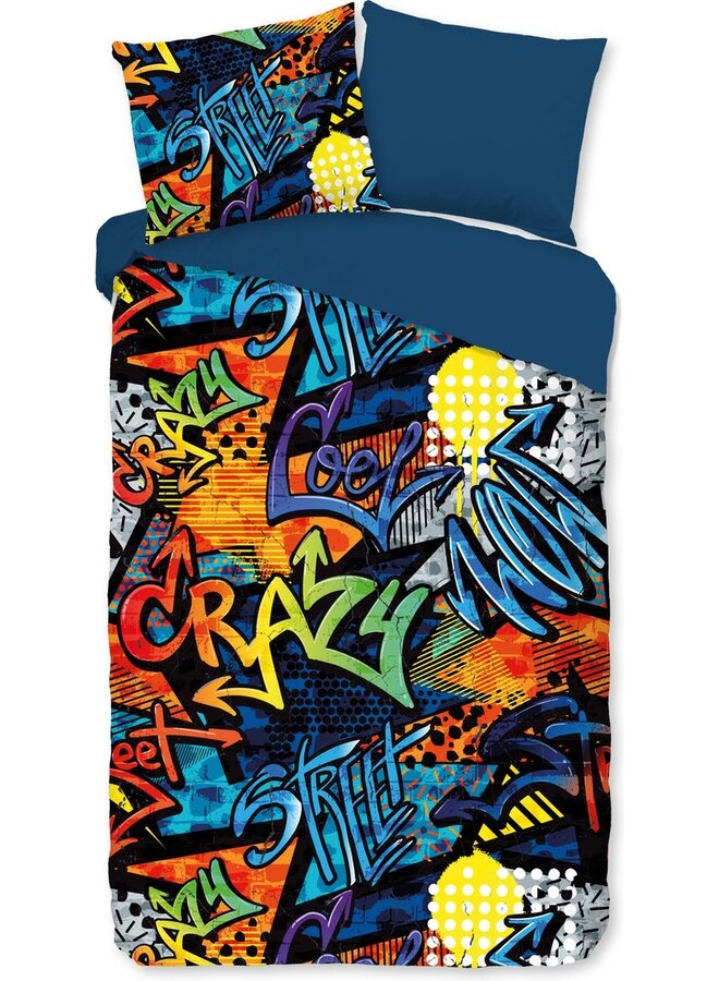 Dekbedovertrek Kids Jeff Multi - Microvezel PL3