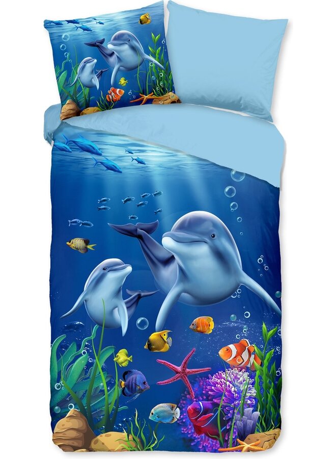 Dekbedovertrek Kids Mare Blauw - Microvezel PL3