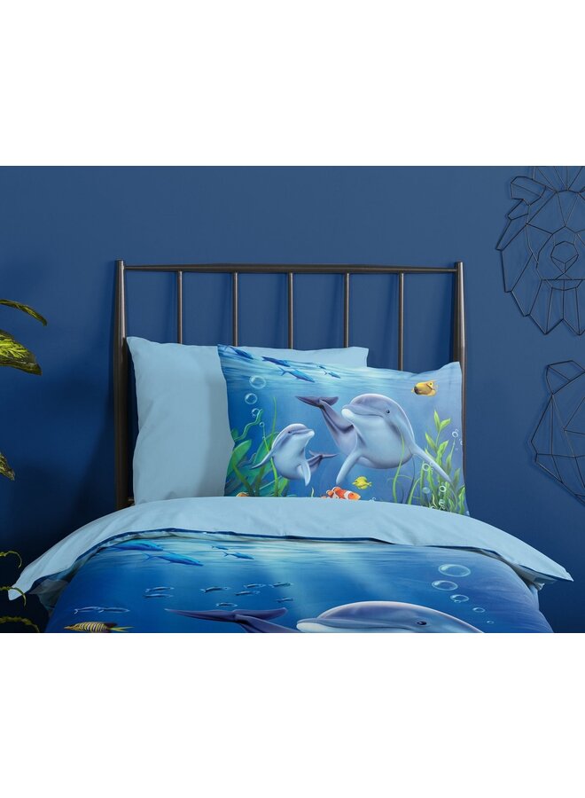 Pure Dekbedovertrek Kids Mare Blauw - Microvezel