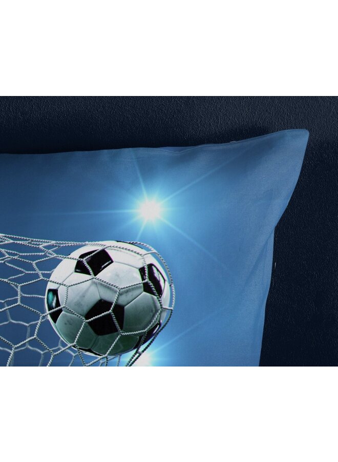 Pure Dekbedovertrek Kids Fans Blauw - Microvezel