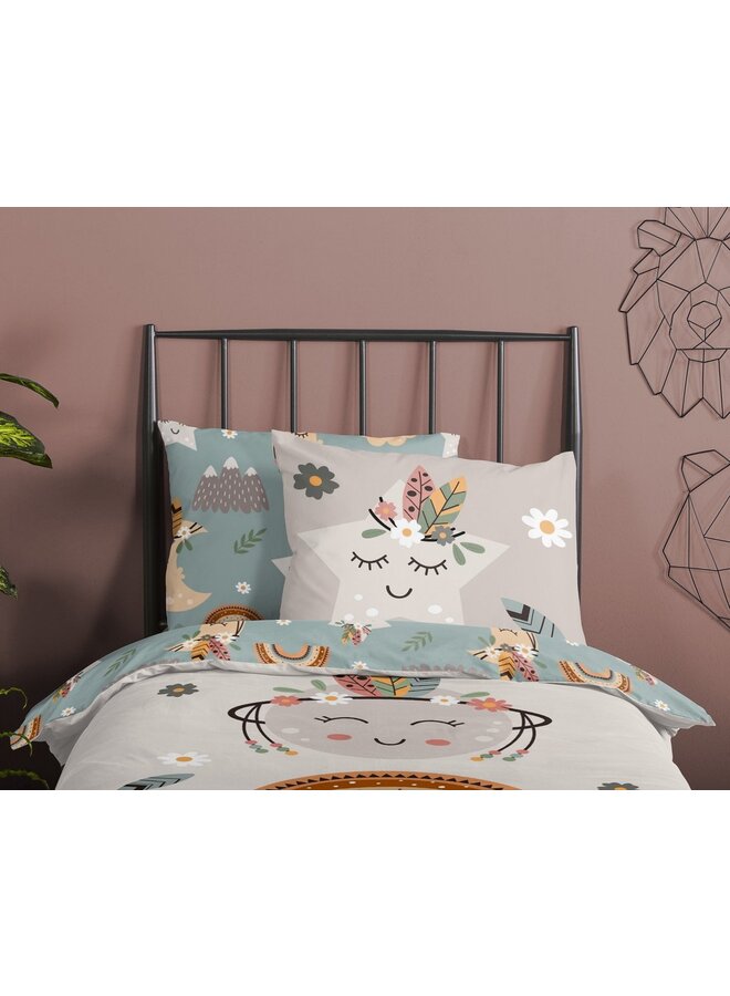 Pure Dekbedovertrek Kids Momo Zand - Microvezel