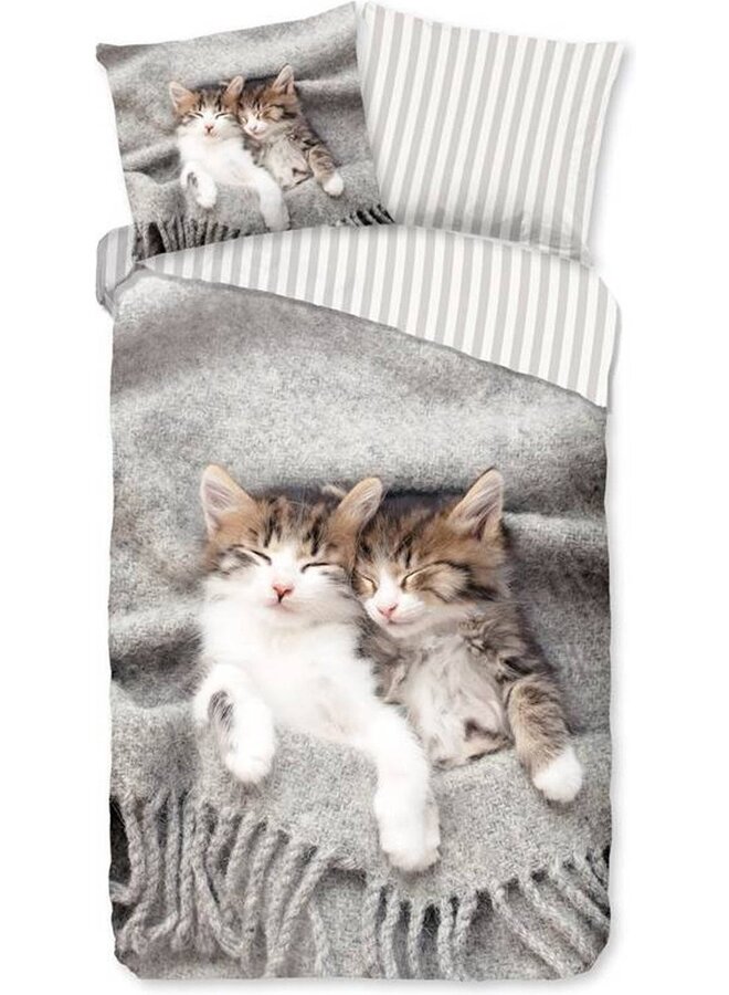 Dekbedovertrek Kids Snooze Grijs - Microvezel PL3