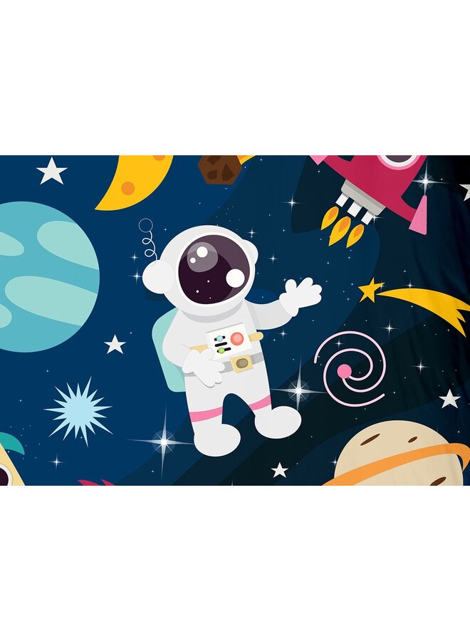 Pure Dekbedovertrek Kids Planets Multi - Microvezel