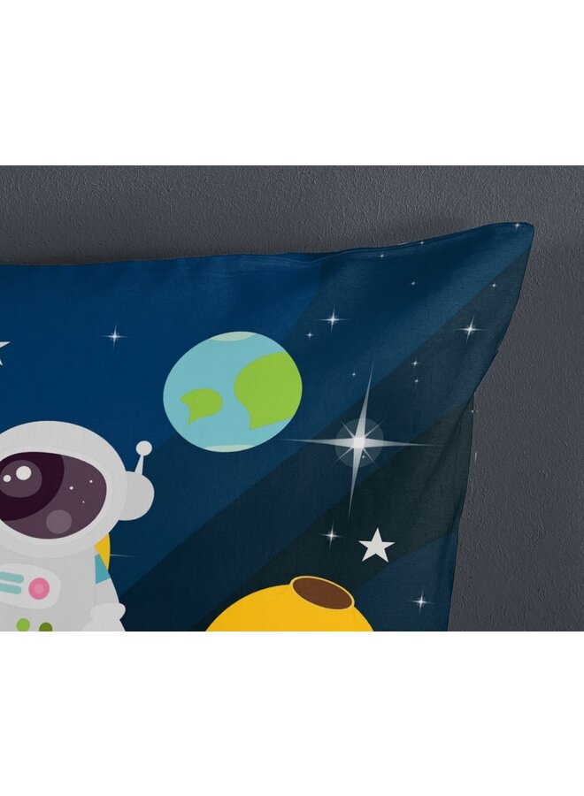 Pure Dekbedovertrek Kids Planets Multi - Microvezel