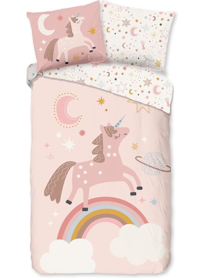 Pure Dekbedovertrek Kids Deina Roze - Microvezel