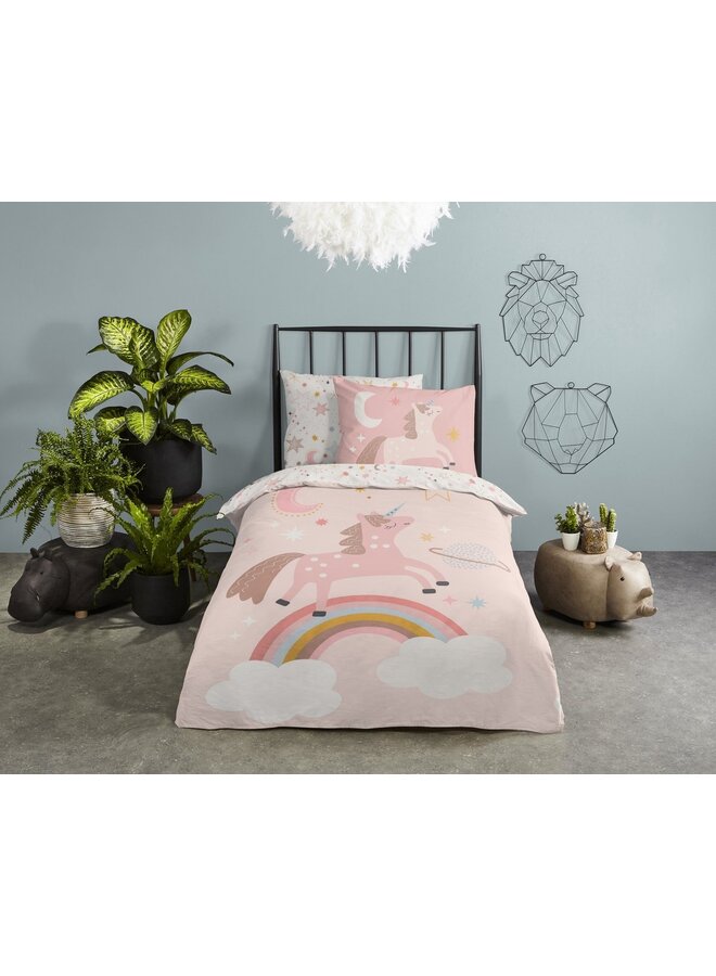 Pure Dekbedovertrek Kids Deina Roze - Microvezel