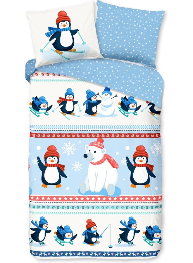 Flanel Kids Dekbedovertrek Multi