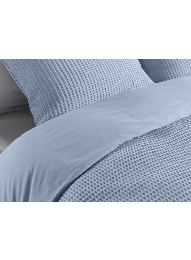 Heckett & Lane Dekbedovertrek Vafala Blauw - Katoen