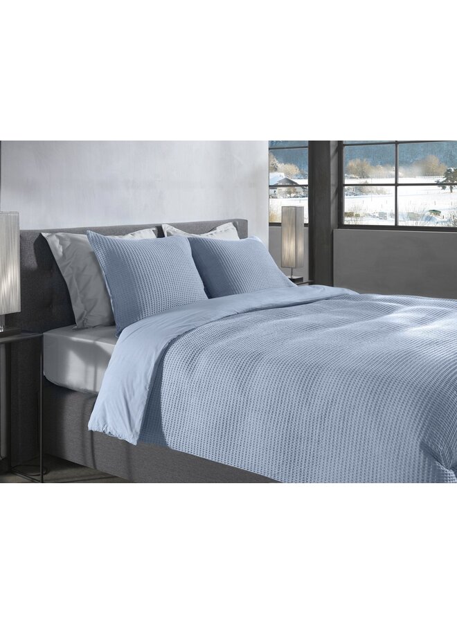Heckett & Lane Dekbedovertrek Vafala Blauw - Katoen