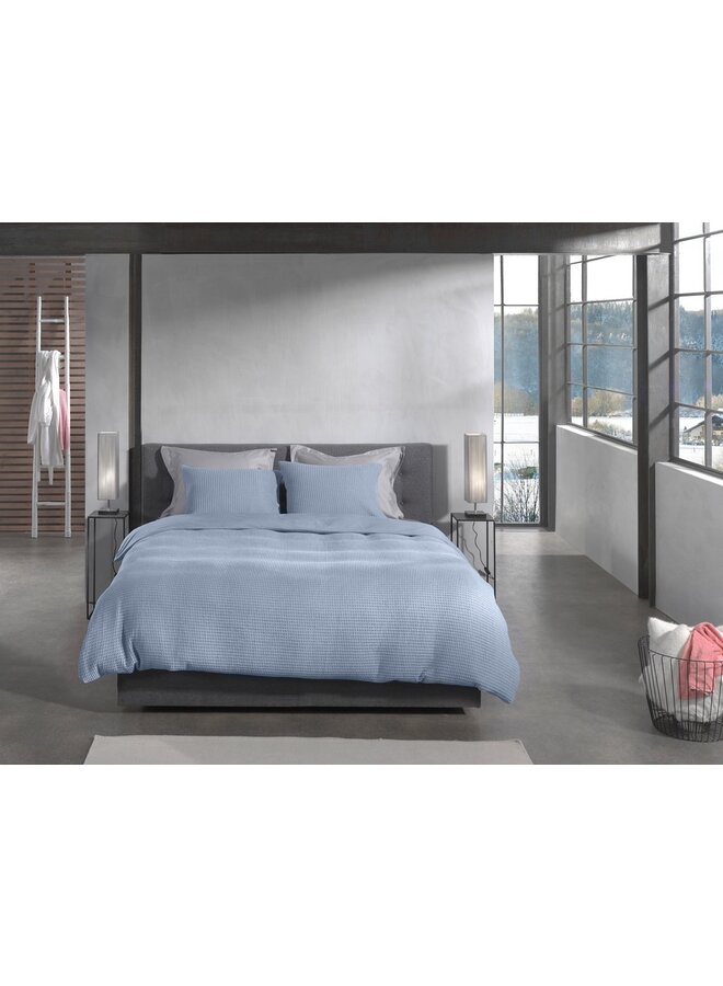 Heckett & Lane Dekbedovertrek Vafala Blauw - Katoen