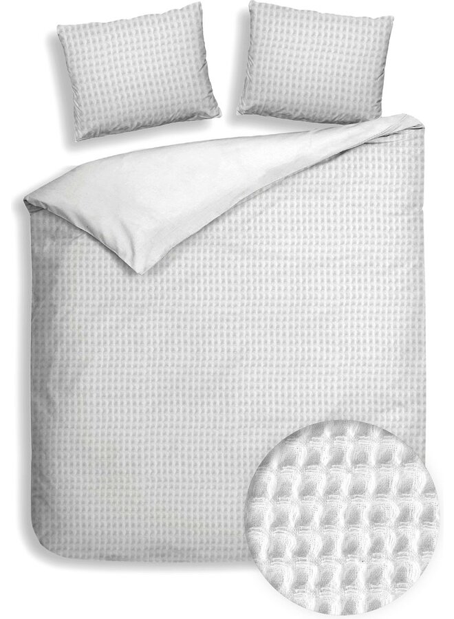 Dekbedovertrek Vafala Wit - Katoen PL3