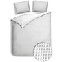 Heckett & Lane Dekbedovertrek Vafela Wit - Katoen