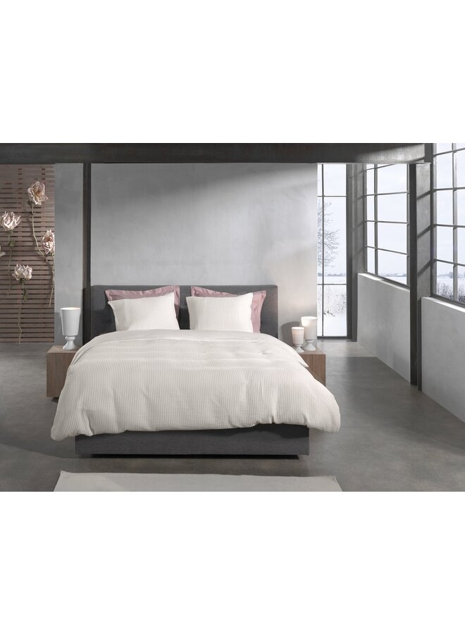 Heckett & Lane Dekbedovertrek Vafala Creme - Katoen