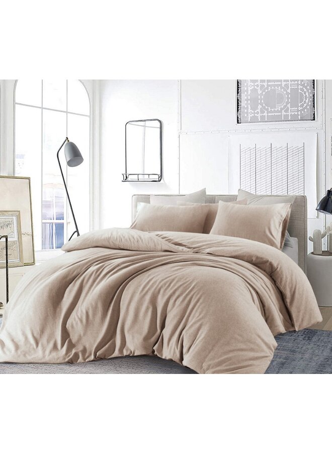 Papillon Dekbedovertrek Brienz Zand - Flanel