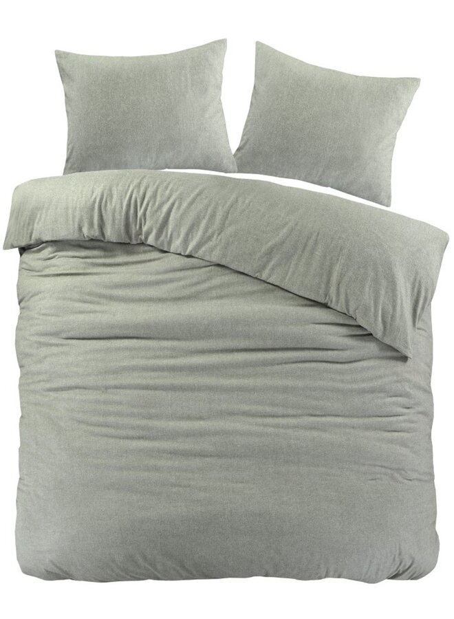 Dekbedovertrek Brienz Groen - Flanel