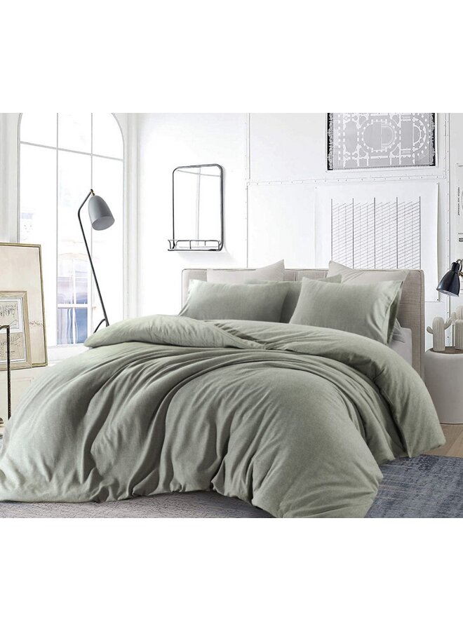 Papillon Dekbedovertrek Brienz Groen - Flanel