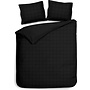 Heckett & Lane Dekbedovertrek Diamante Zwart - Katoensatijn