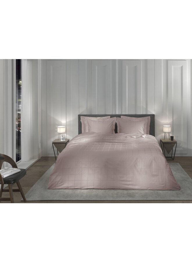 Heckett & Lane Dekbedovertrek Diamante Roze - Katoensatijn