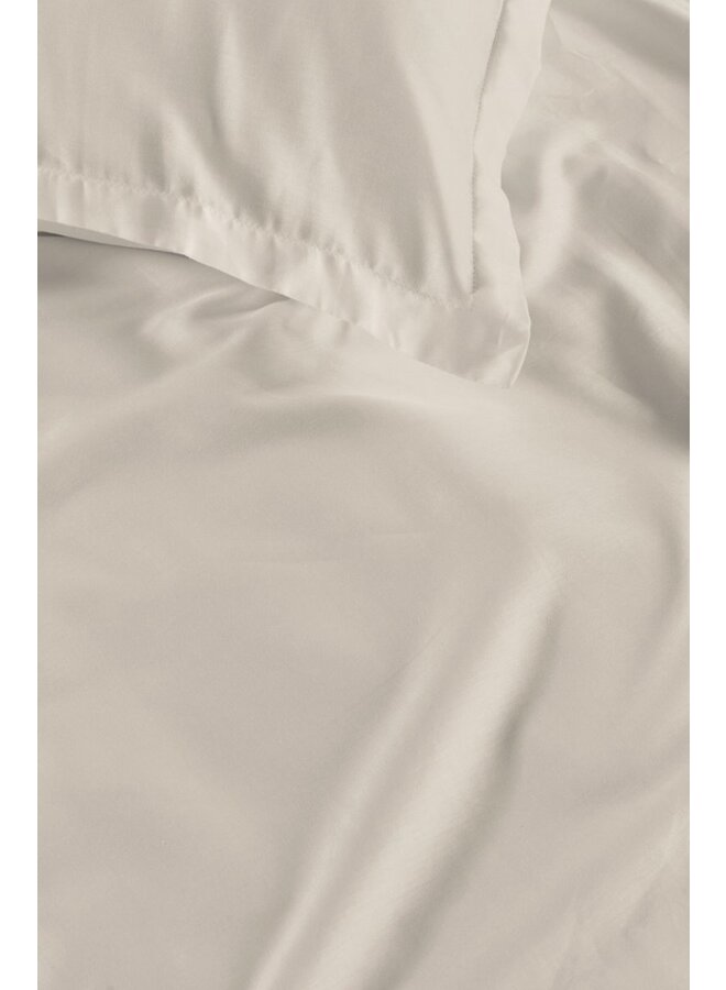 Ambiante Dekbedovertrek Satin Uni Wit - Katoensatijn