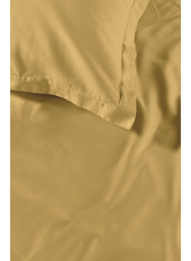 Ambiante Dekbedovertrek Satin Uni Geel - Katoensatijn