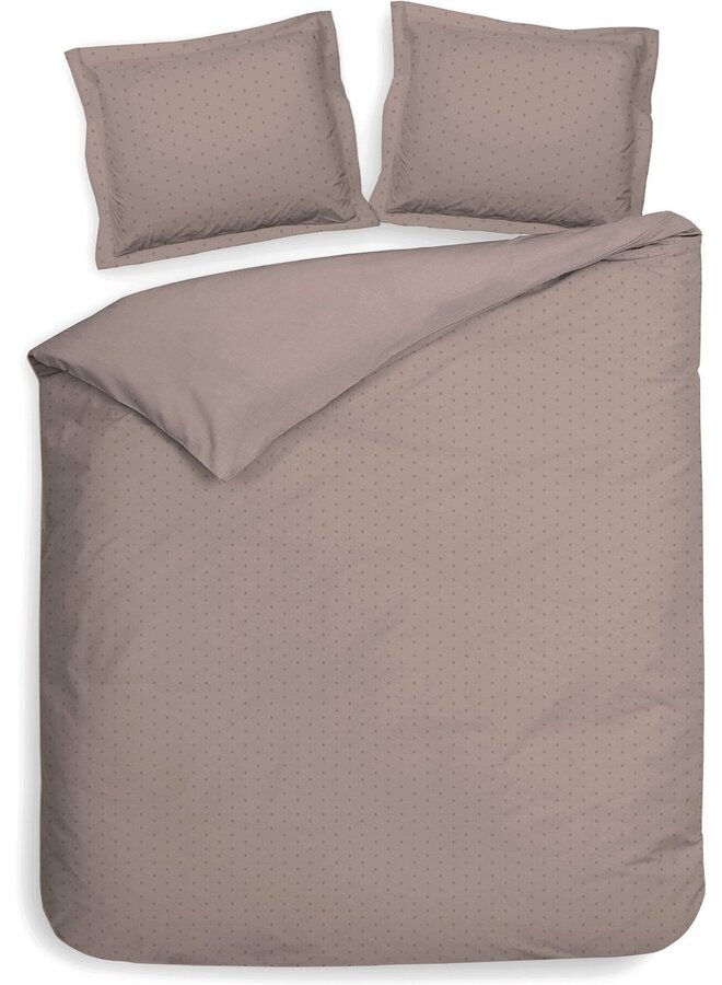 Heckett & Lane Dekbedovertrek Punto Licht Roze - Katoensatijn