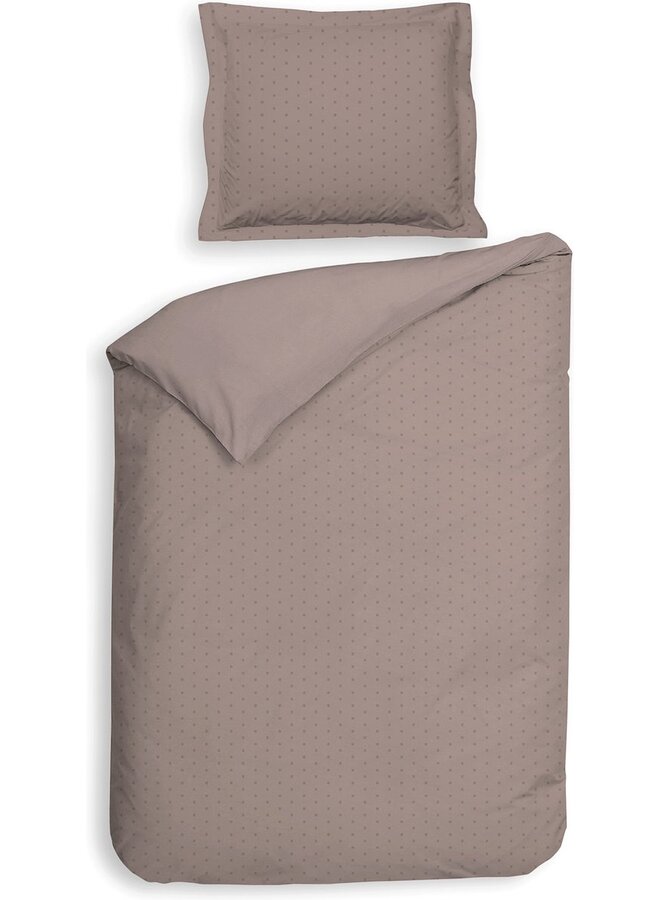 Heckett & Lane Dekbedovertrek Punto Licht Roze - Katoensatijn