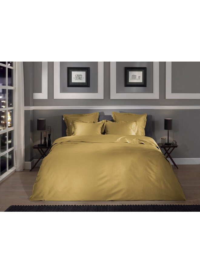 Heckett & Lane Dekbedovertrek Punto Goud - Katoensatijn