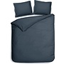 Heckett & Lane Dekbedovertrek Punto Blauw - Katoensatijn