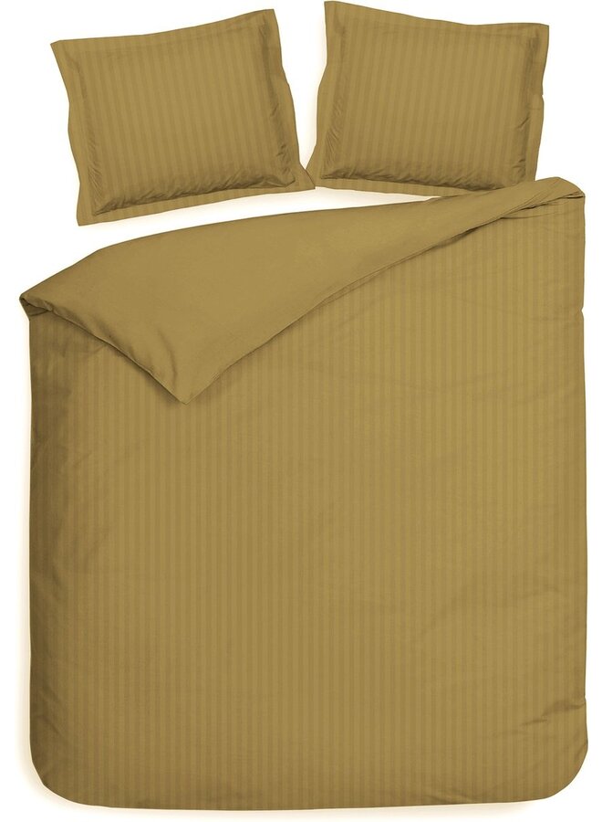 Dekbedovertrek Banda Goud - Katoensatijn PL1