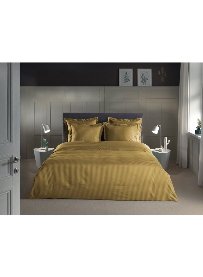 Heckett & Lane Dekbedovertrek Banda Goud - Katoensatijn