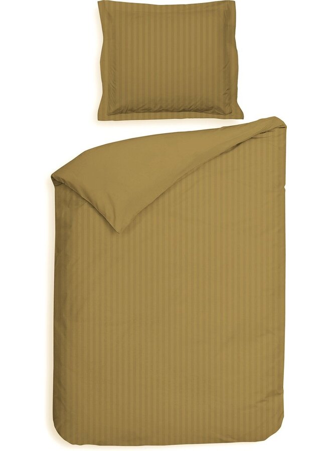 Heckett & Lane Dekbedovertrek Banda Goud - Katoensatijn