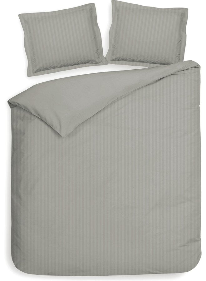 Dekbedovertrek Banda Grijs - Katoensatijn PL1