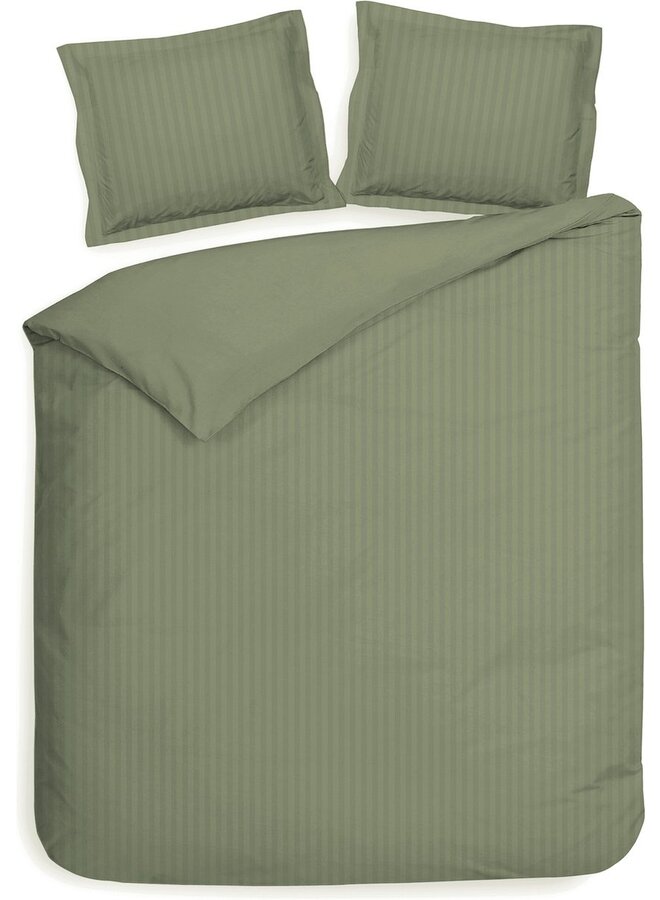 Dekbedovertrek Banda Groen - Katoensatijn PL2