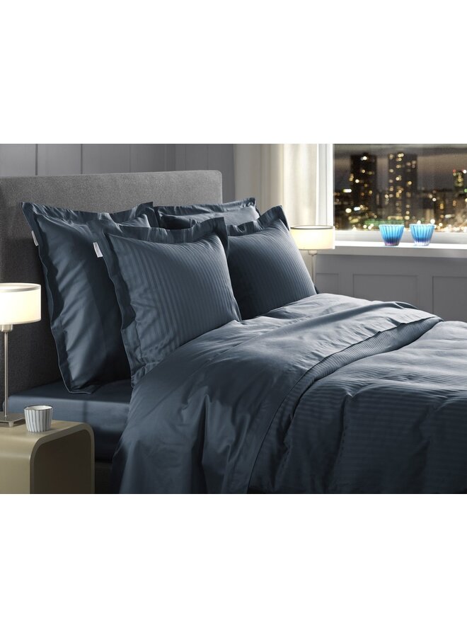 Heckett & Lane Dekbedovertrek Banda Navy - Katoensatijn