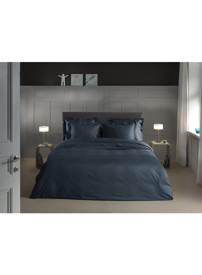 Heckett & Lane Dekbedovertrek Banda Navy - Katoensatijn