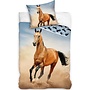 Dreamzz Kids Dekbedovertrek Desert Horse Bruin/Blauw - Katoen