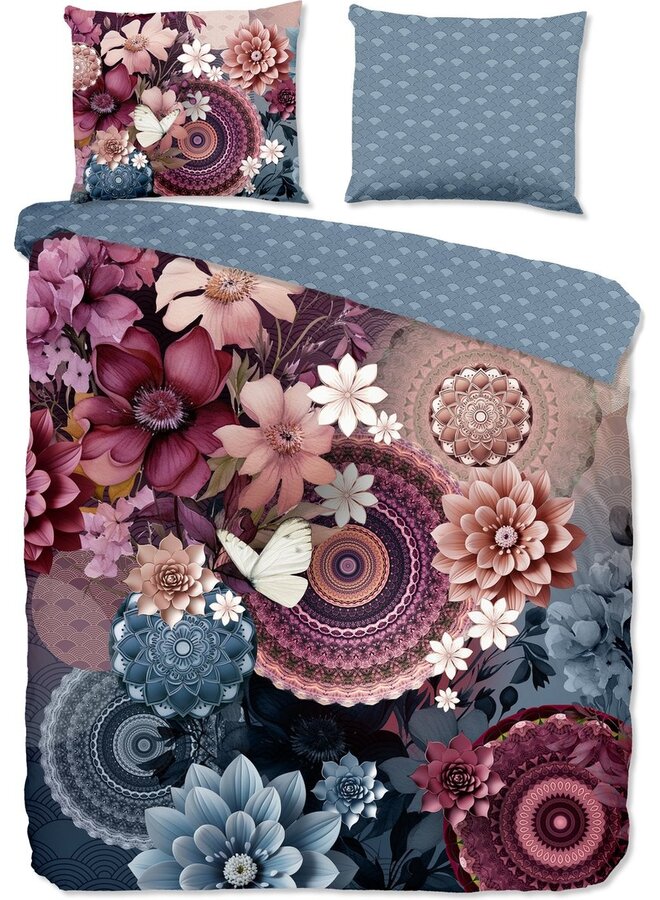 HIP Dekbedovertrek Asher Multi - Katoensatijn