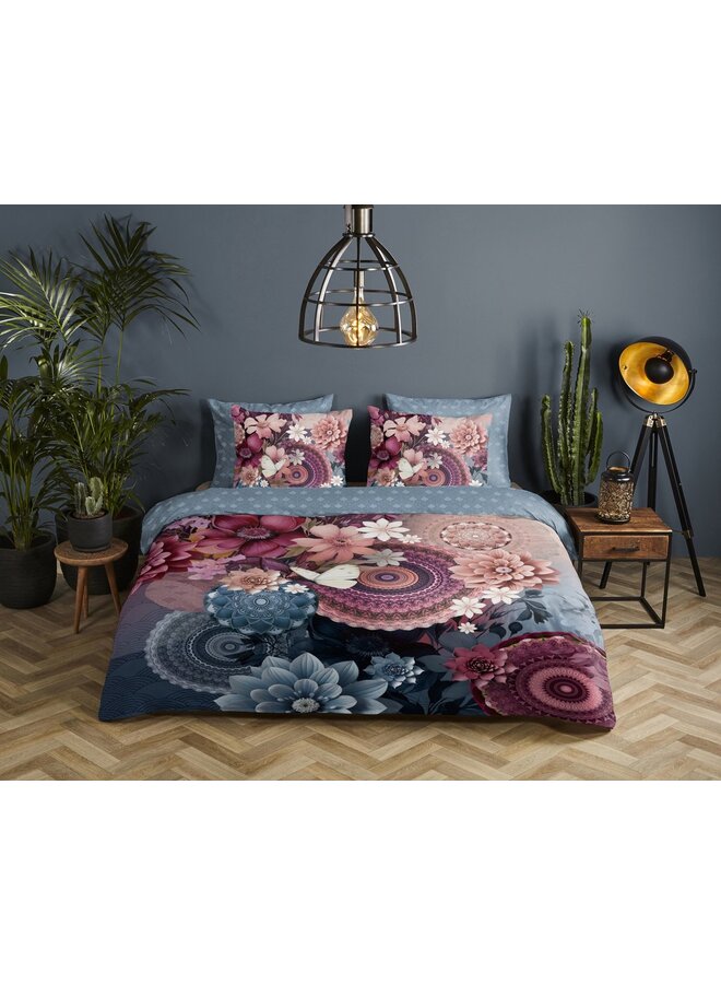 HIP Dekbedovertrek Asher Multi - Katoensatijn