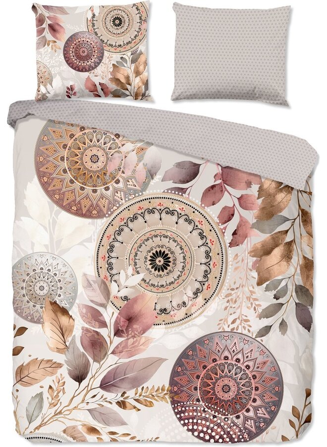 Dekbedovertrek Afina Grijs - Katoensatijn